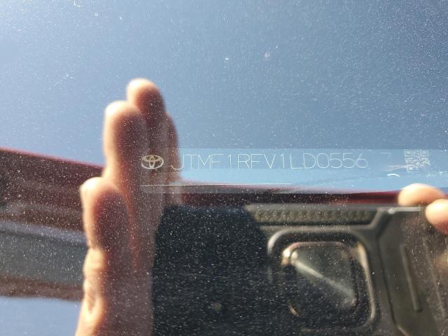 JTMF1RFV1LD055617 - 2020 TOYOTA RAV4 LE RED photo 13