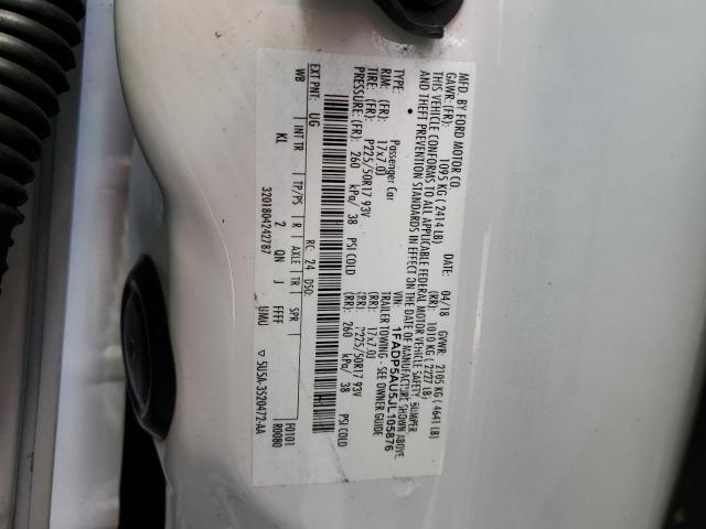 1FADP5AU5JL105876 - 2018 FORD C-MAX SE Ақ фото 13