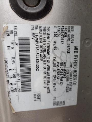 1FMPU16L64LB54352 - 2004 FORD EXPEDITION XLT Сұр фото 13