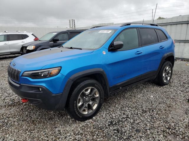 1C4PJMBN1KD157186 - 2019 JEEP CHEROKEE TRAILHAWK BLUE photo 1