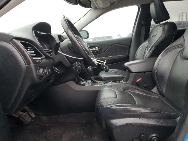 1C4PJMBN1KD157186 - 2019 JEEP CHEROKEE TRAILHAWK BLUE photo 7