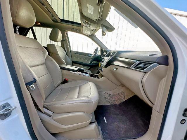 4JGDA5HB0EA356401 - 2014 MERCEDES-BENZ ML 350 4MATIC WHITE photo 5
