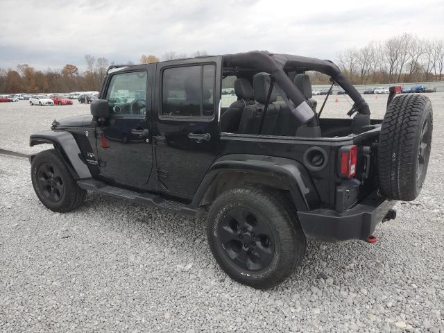 1C4BJWEGXGL100288 - 2016 JEEP WRANGLER UNLIMITED SAHARA BLACK photo 2