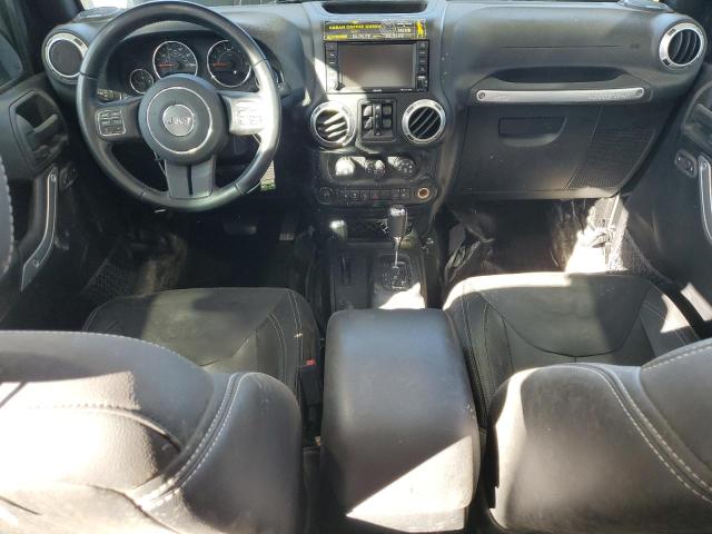 1C4BJWEGXGL100288 - 2016 JEEP WRANGLER UNLIMITED SAHARA BLACK photo 8