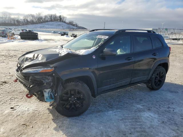 1C4PJMBSXHW631056 - 2017 JEEP CHEROKEE TRAILHAWK BLACK photo 1