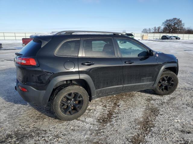 1C4PJMBSXHW631056 - 2017 JEEP CHEROKEE TRAILHAWK BLACK photo 3