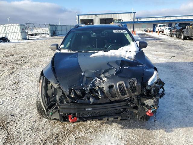 1C4PJMBSXHW631056 - 2017 JEEP CHEROKEE TRAILHAWK BLACK photo 5