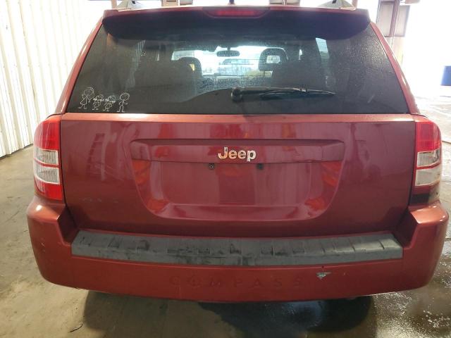 1J8FT47W08D792473 - 2008 JEEP COMPASS SPORT წითელი ფოტო 6