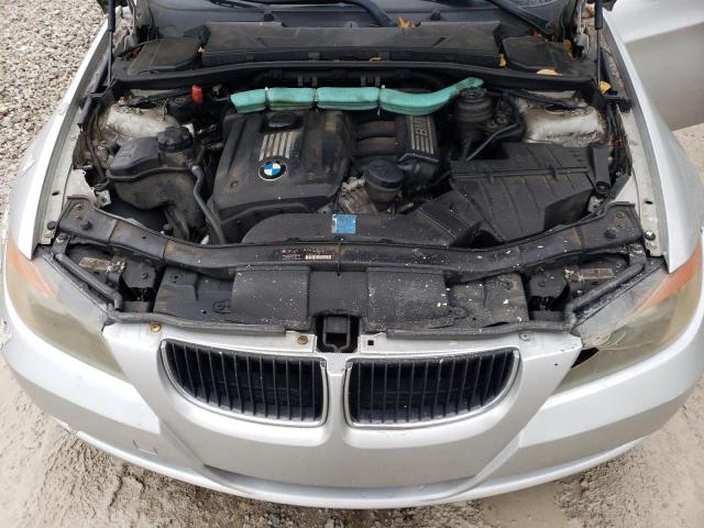 WBAVA33558KX87746 - 2008 BMW 3 SERIES I Արծաթագույն լուսանկար 11