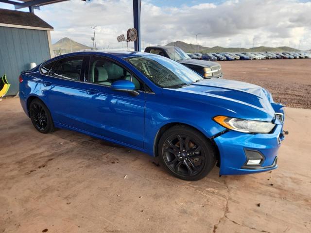 3FA6P0HD9KR232795 - 2019 FORD FUSION SE BLUE photo 4