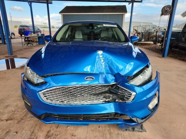 3FA6P0HD9KR232795 - 2019 FORD FUSION SE BLUE photo 5