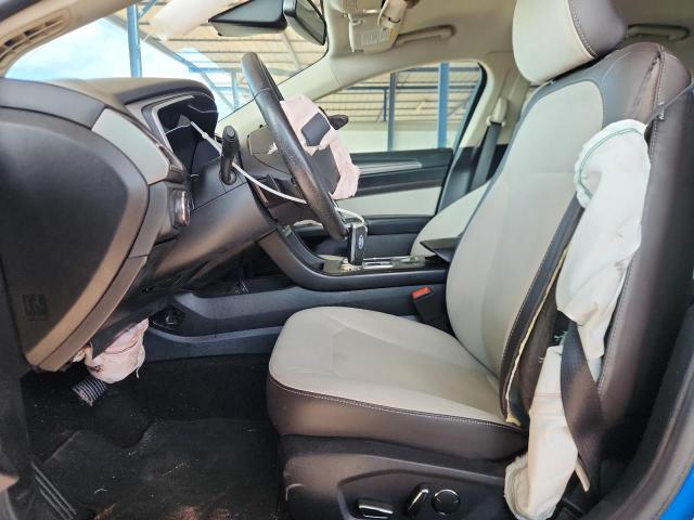 3FA6P0HD9KR232795 - 2019 FORD FUSION SE BLUE photo 7