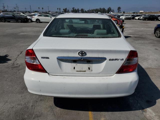 4T1BE32K14U297848 - 2004 TOYOTA CAMRY LE WHITE photo 6