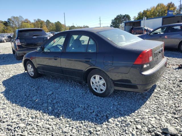 2HGES16545H526063 - 2005 HONDA CIVIC LX BLACK photo 2