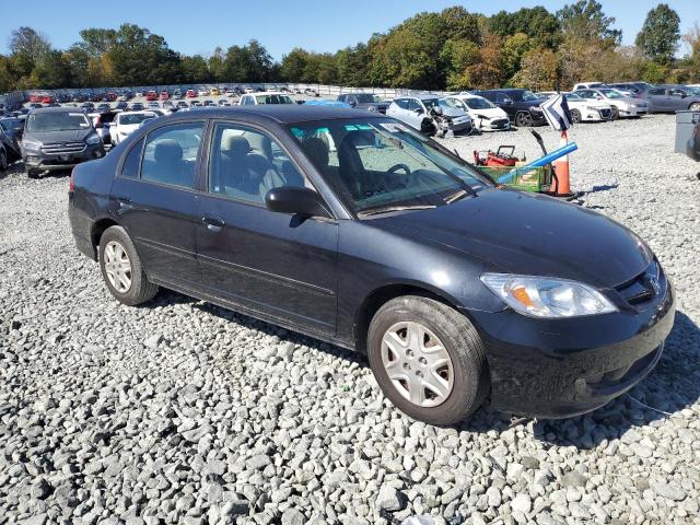 2HGES16545H526063 - 2005 HONDA CIVIC LX BLACK photo 4