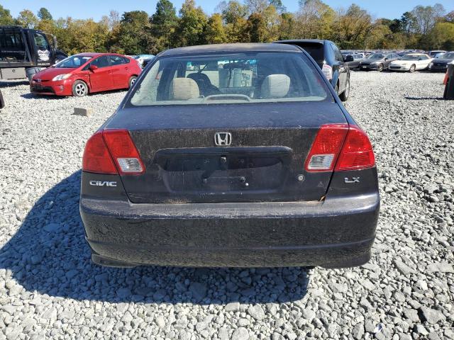 2HGES16545H526063 - 2005 HONDA CIVIC LX BLACK photo 6