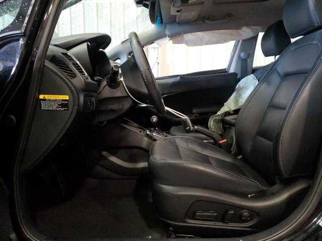 KNAFX5A80J5744142 - 2018 KIA FORTE EX BLACK photo 7