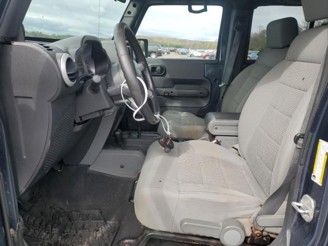 1J8GA59158L588968 - 2008 JEEP WRANGLER U SAHARA GRAY photo 7