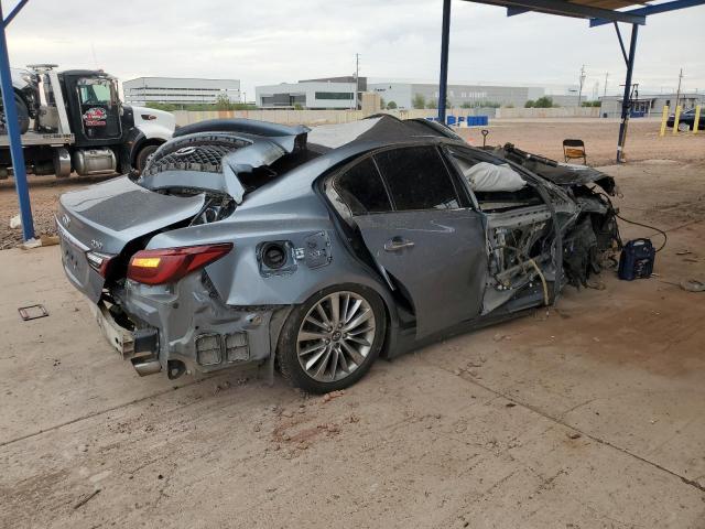 JN1EV7APXJM352107 - 2018 INFINITI Q50 LUXE Сірий фото 3