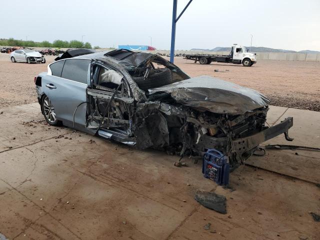 JN1EV7APXJM352107 - 2018 INFINITI Q50 LUXE Сірий фото 4