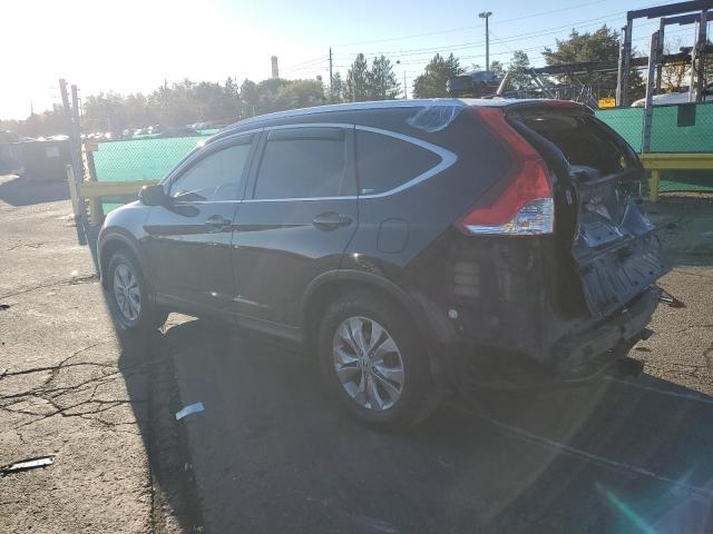 JHLRM4H71CC027380 - 2012 HONDA CR-V EXL BLACK photo 2