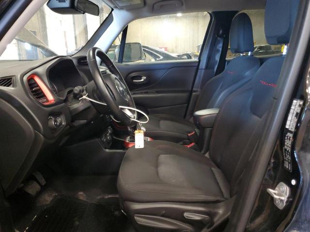 ZACCJBCB9JPJ03316 - 2018 JEEP RENEGADE TRAILHAWK BLACK photo 7