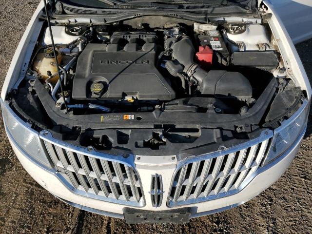 3LNHL2GCXCR807728 - 2012 LINCOLN MKZ WHITE photo 11