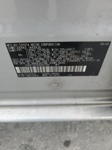 JTMZF33VX95001235 - 2009 TOYOTA RAV4 银色 照片 13