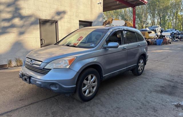 JHLRE38767C052255 - 2007 HONDA CR-V EXL BLUE photo 2