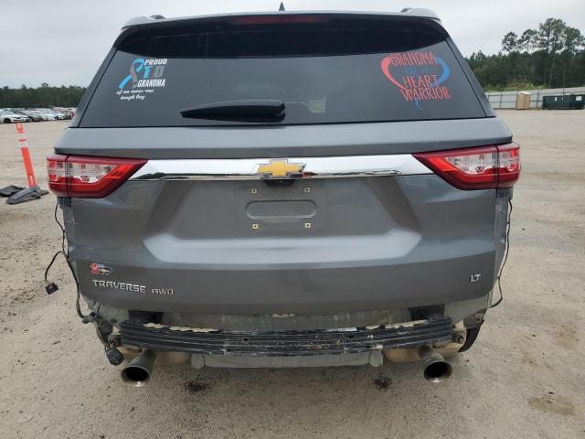 1GNEVHKW9KJ115756 - 2019 CHEVROLET TRAVERSE LT 灰色 照片 6