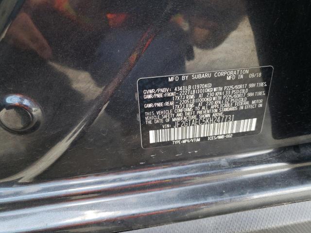 JF2GTAEC5KH247731 - 2019 SUBARU CROSSTREK PREMIUM BLACK photo 13