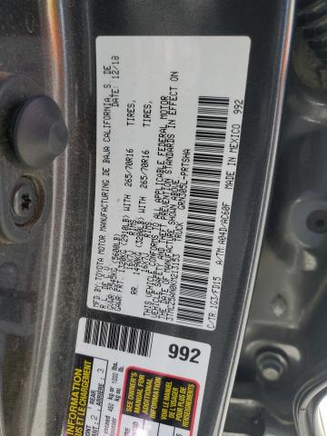 3TMCZ5AN0KM213153 - 2019 TOYOTA TACOMA DOUBLE CAB Boz foto 12