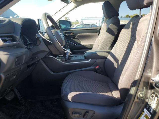 5TDCZRBH1MS141124 - 2021 TOYOTA HIGHLANDER L GRAY photo 7