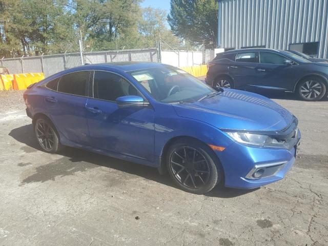 19XFC1F37LE201253 - 2020 HONDA CIVIC EX BLUE photo 4