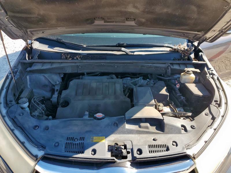 5TDKKRFH8FS118971 - 2015 TOYOTA HIGHLANDER XLE Grau Foto 12