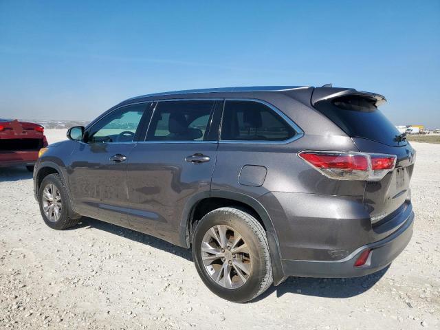 5TDKKRFH8FS118971 - 2015 TOYOTA HIGHLANDER XLE Grau Foto 2