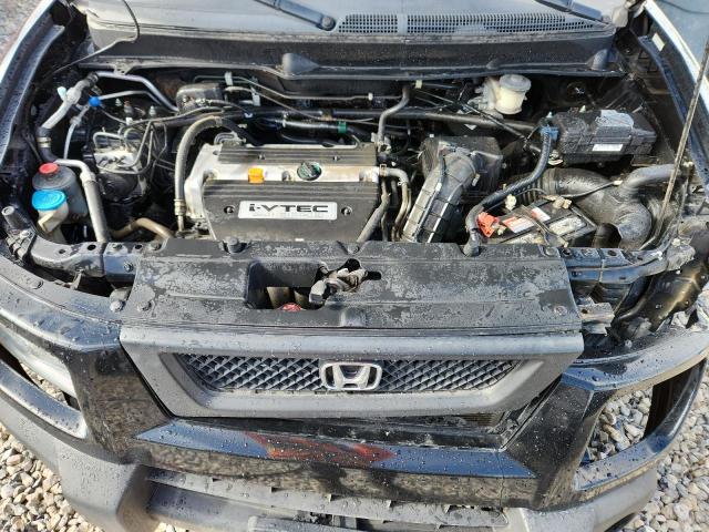 5J6YH28798L017666 - 2008 HONDA ELEMENT EX BLACK photo 12
