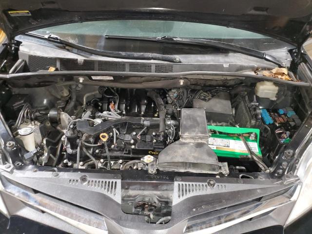 5TDYZ3DC0JS917761 - 2018 TOYOTA SIENNA XLE BLACK photo 12