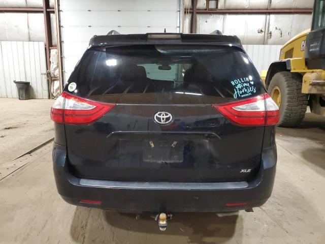 5TDYZ3DC0JS917761 - 2018 TOYOTA SIENNA XLE BLACK photo 6