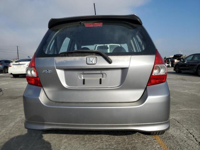 JHMGD38647S028183 - 2007 HONDA FIT S SILVER photo 6