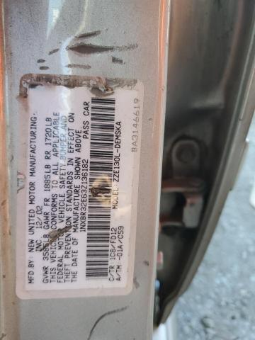 1NXBR32E63Z136182 - 2003 TOYOTA COROLLA CE Gümüş foto 13