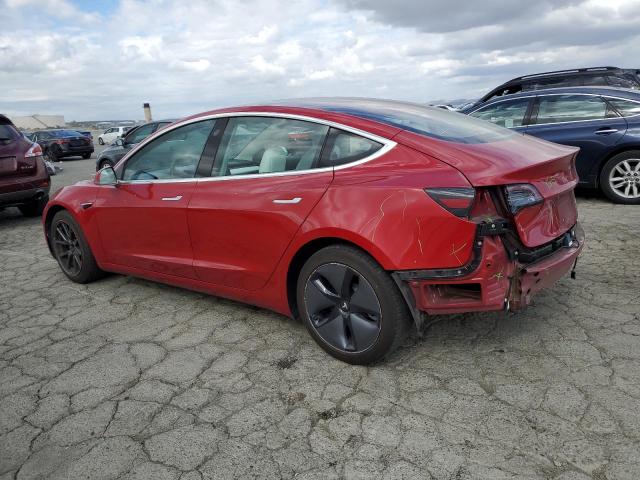 5YJ3E1EB5JF122127 - 2018 TESLA MODEL 3 Rojo foto 2