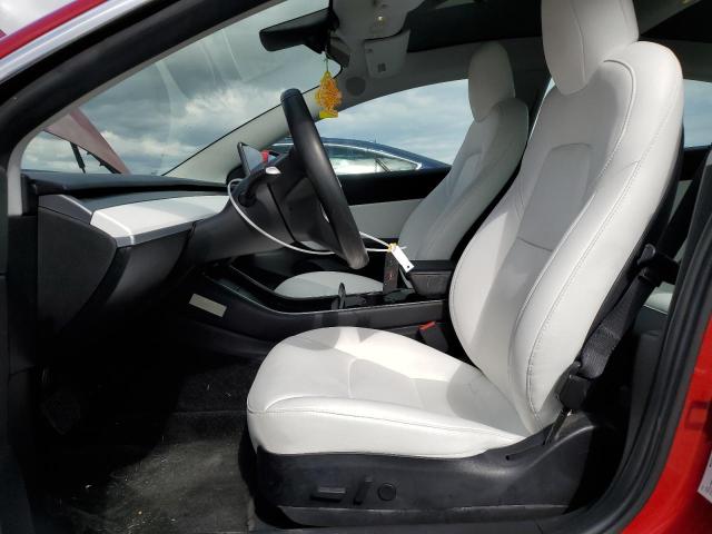 5YJ3E1EB5JF122127 - 2018 TESLA MODEL 3 Rojo foto 7