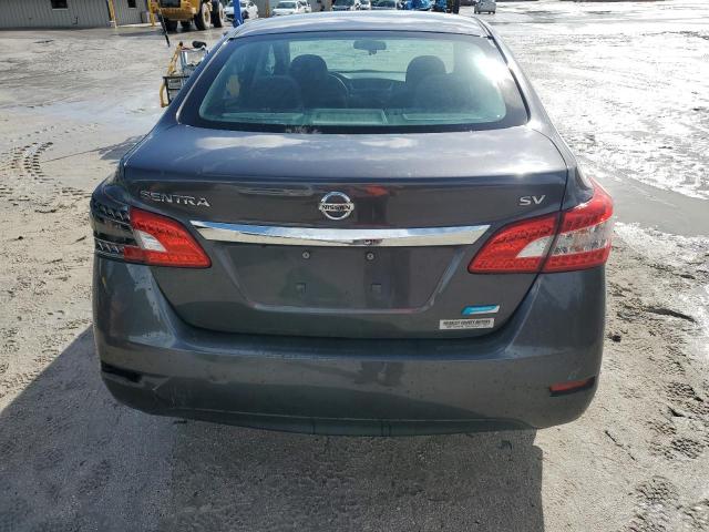 3N1AB7AP2DL790416 - 2013 NISSAN SENTRA S GRAY photo 6