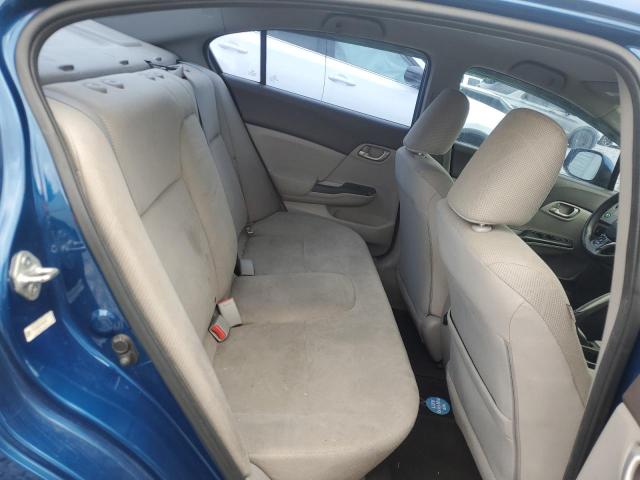 19XFB2E57CE022853 - 2012 HONDA CIVIC LX BLUE photo 10