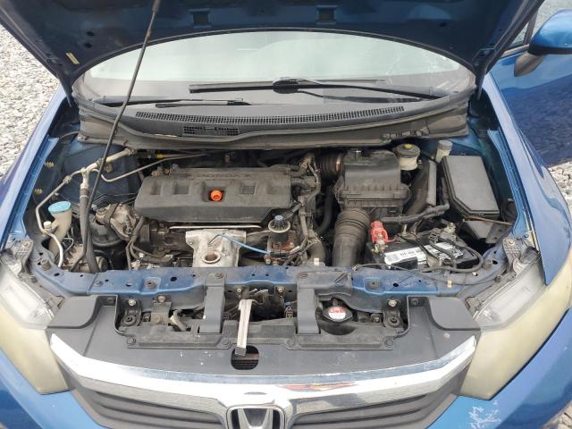 19XFB2E57CE022853 - 2012 HONDA CIVIC LX BLUE photo 11