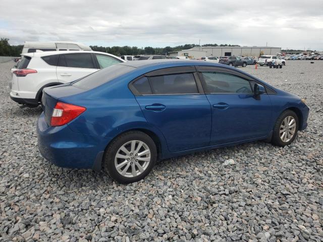 19XFB2E57CE022853 - 2012 HONDA CIVIC LX BLUE photo 3