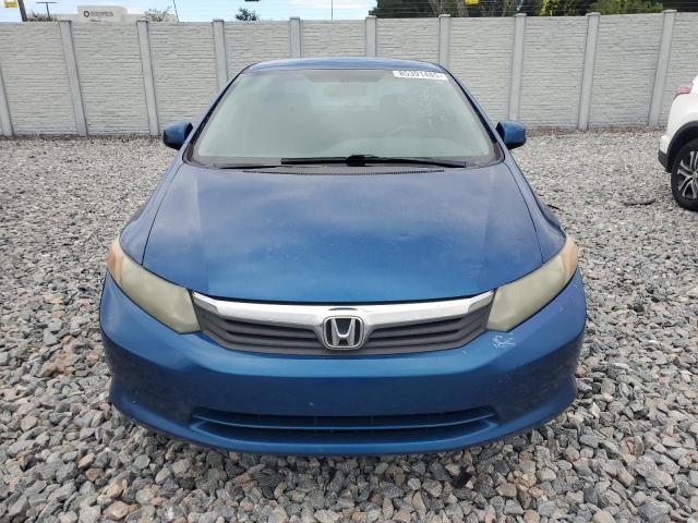 19XFB2E57CE022853 - 2012 HONDA CIVIC LX BLUE photo 5