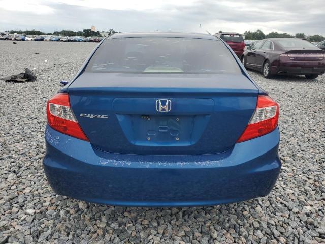 19XFB2E57CE022853 - 2012 HONDA CIVIC LX BLUE photo 6
