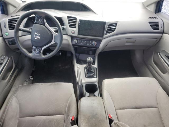 19XFB2E57CE022853 - 2012 HONDA CIVIC LX BLUE photo 8